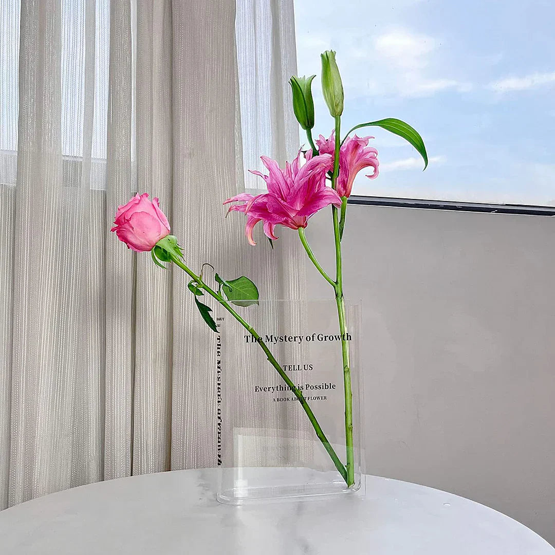 BookBloom – Your Artistic Statement Vase for Any Space!