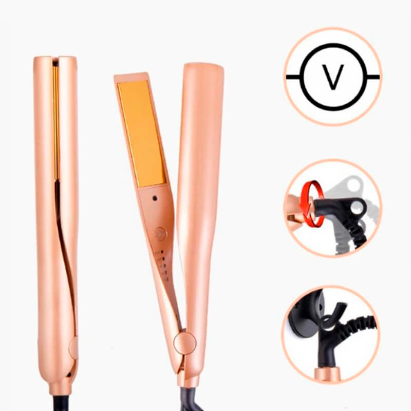 WaveLuxe Pro – One device. Smooth. Curly. Perfectly styled.