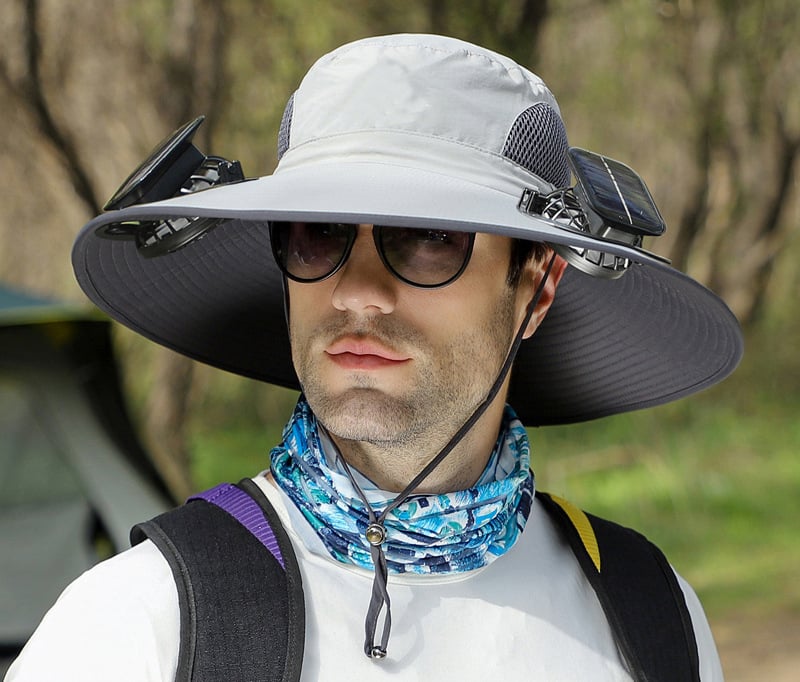 AirShade – Solar Hat with Built-in Fan