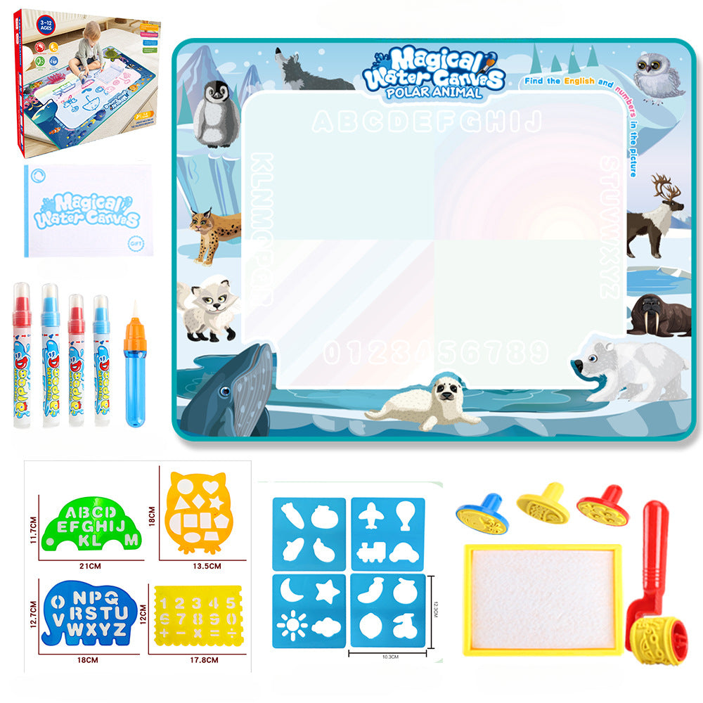 AquaDraw – Magical Water Drawing Mat for Mess-Free Fun!
