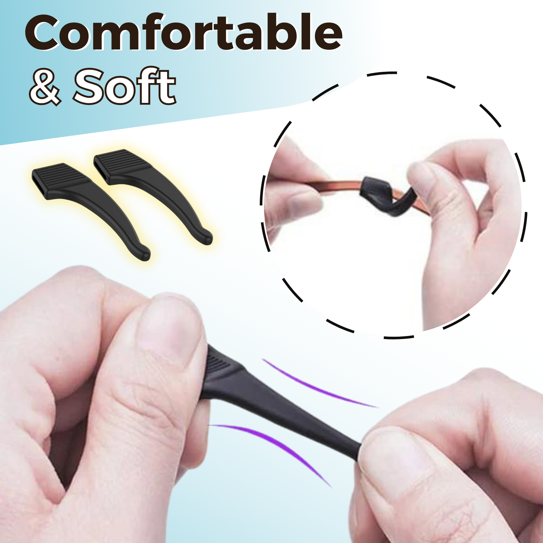 2+1 FREE | GripLens – No More Slipping Glasses!