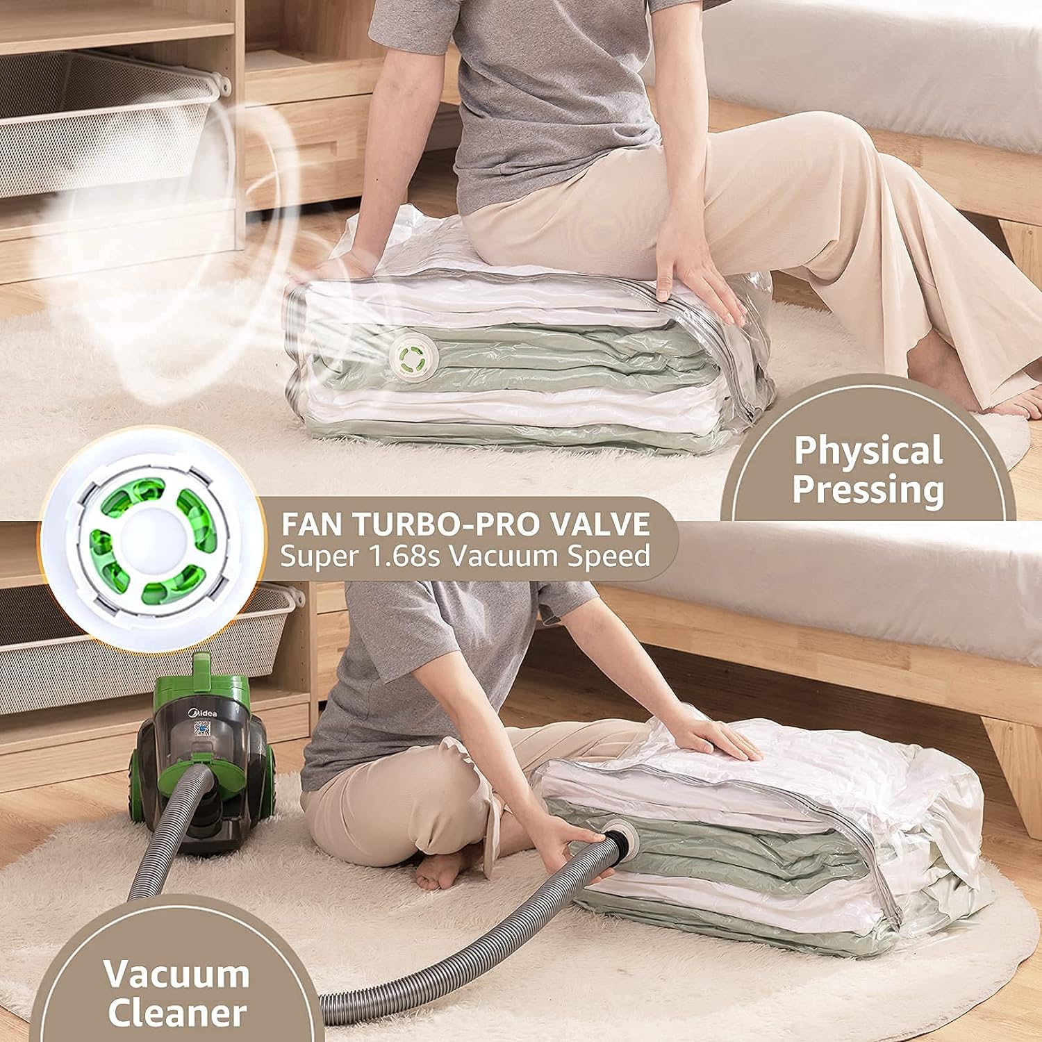 2+1 FREE | FlatPack – Store big, pack small