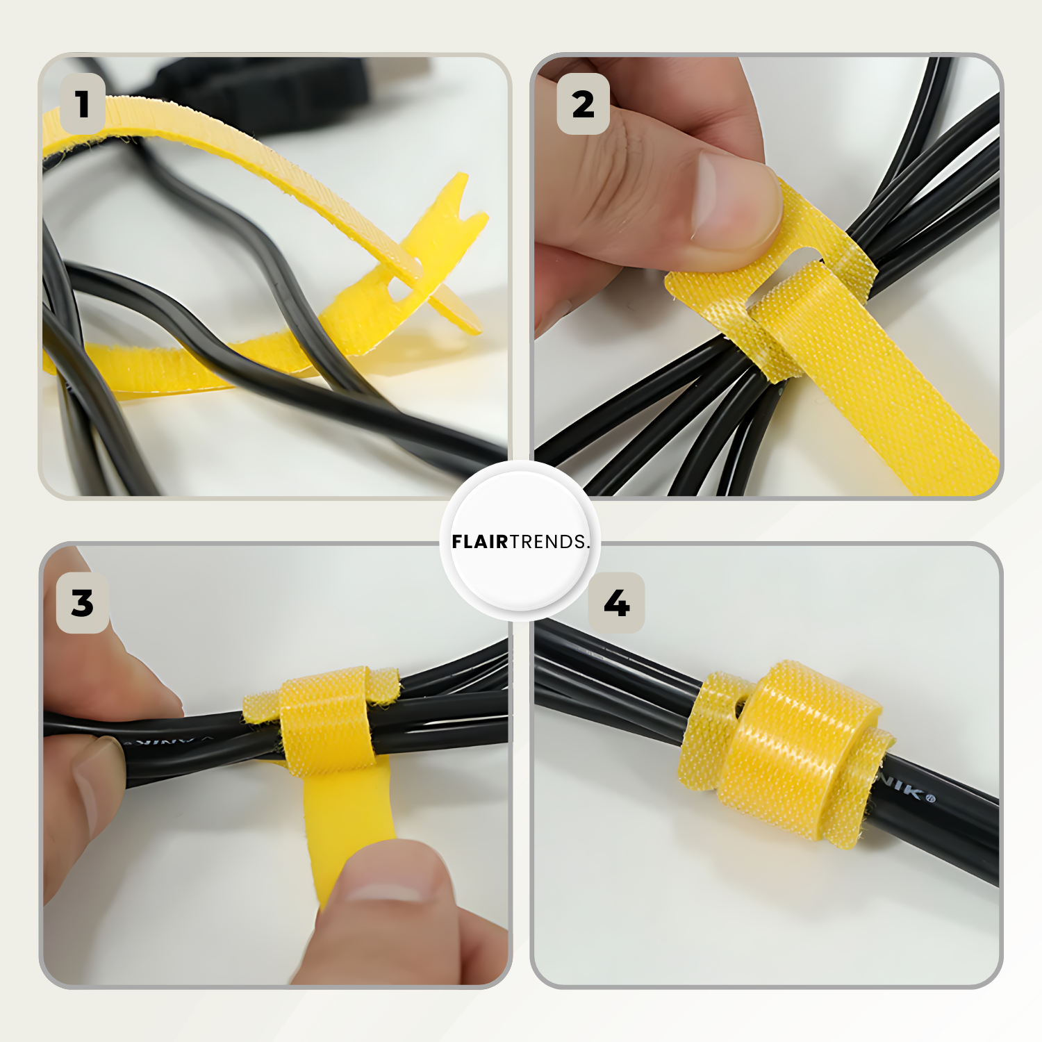 50+50 FREE | GripTie – Organize Any Cable, Anytime