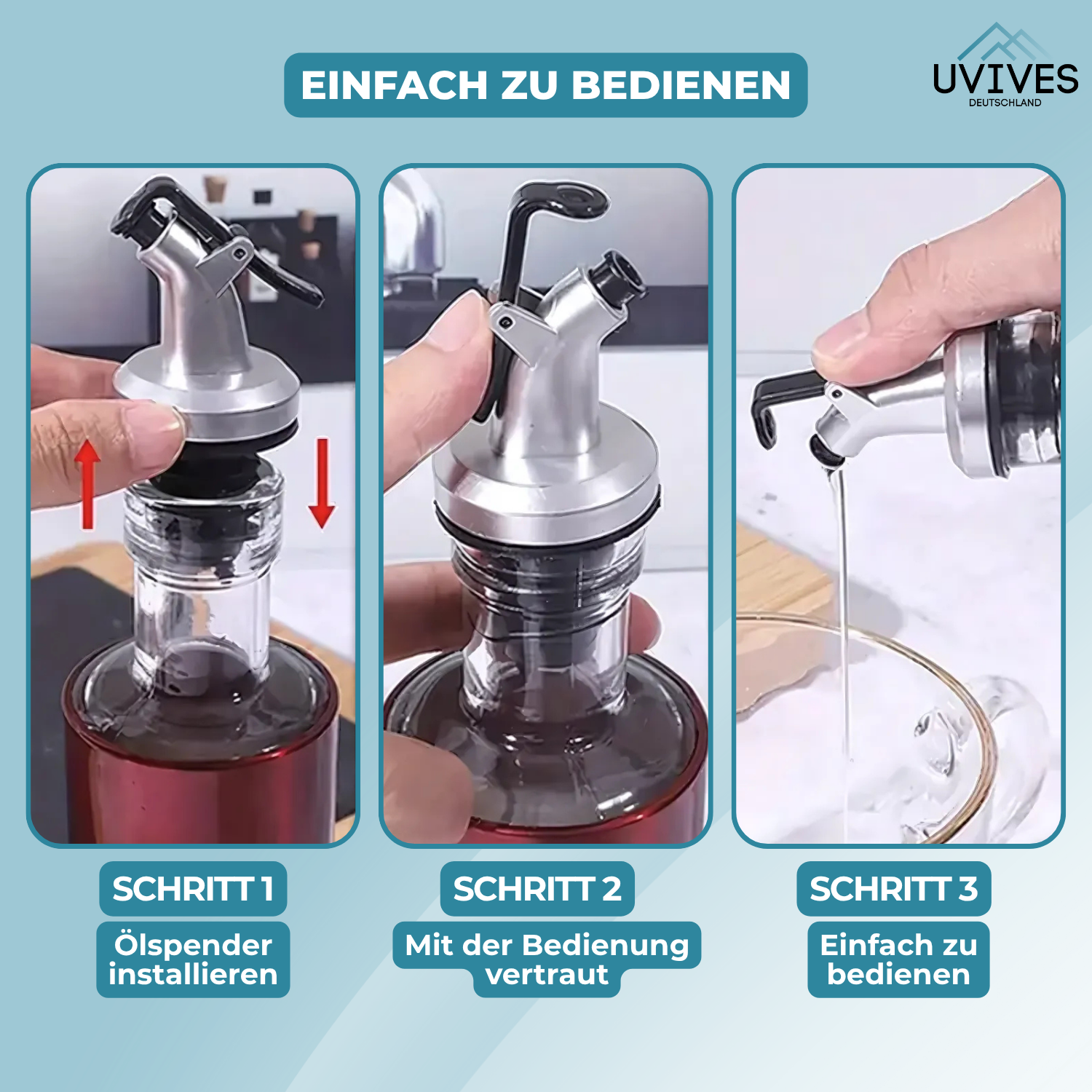 2+2 FREE | PourMate – Drip-free pouring at the touch of a button