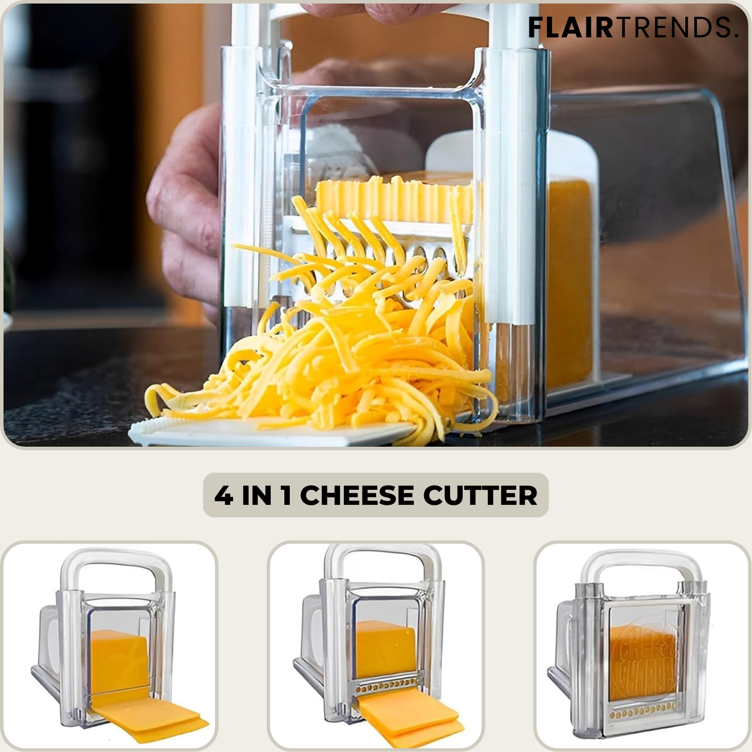 CheezyPro – The Smart 4-in-1 Cheese Tool for Every Type of Cheese