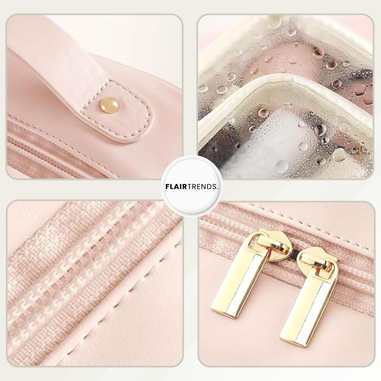 GlamiZen – Multi-compartment cosmetic bag for stylish organization