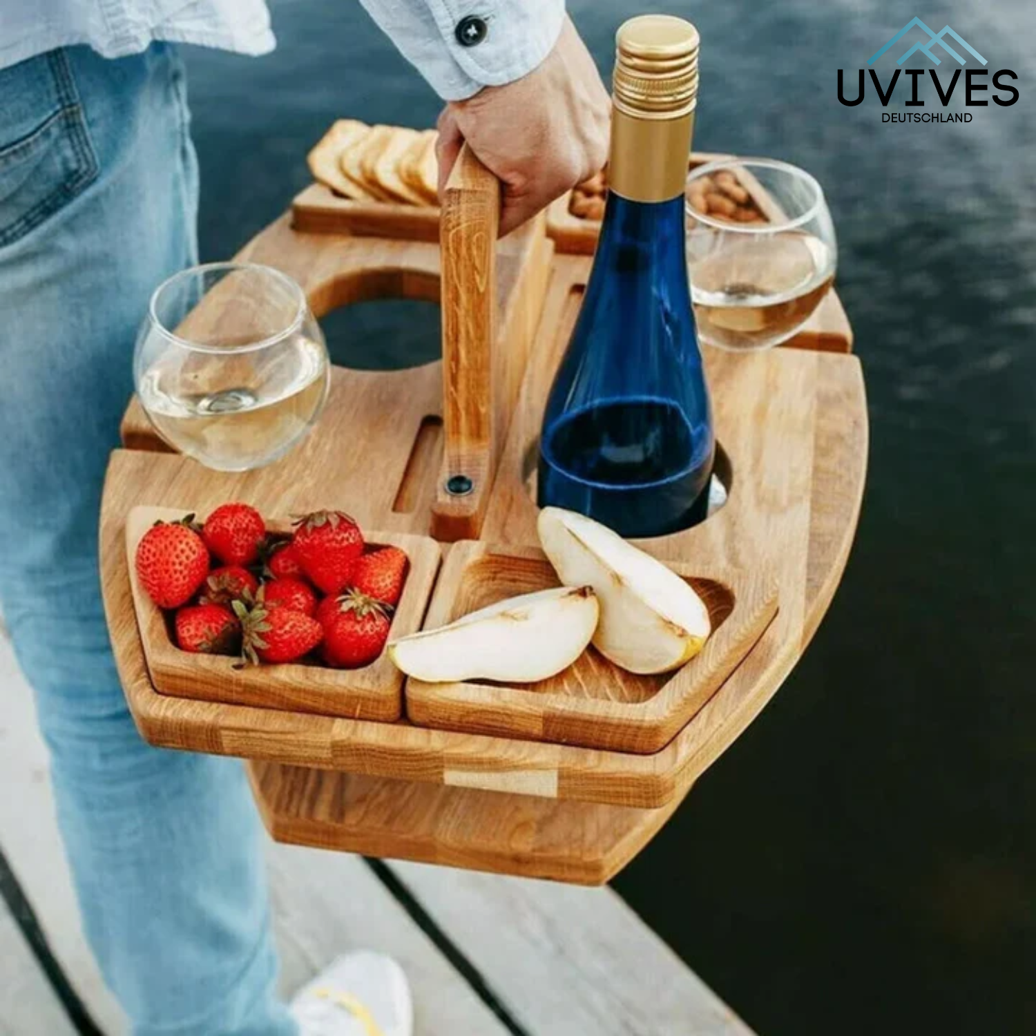 PicniMate – The Smart Folding Wine Table for Stress-Free Outdoor Moments