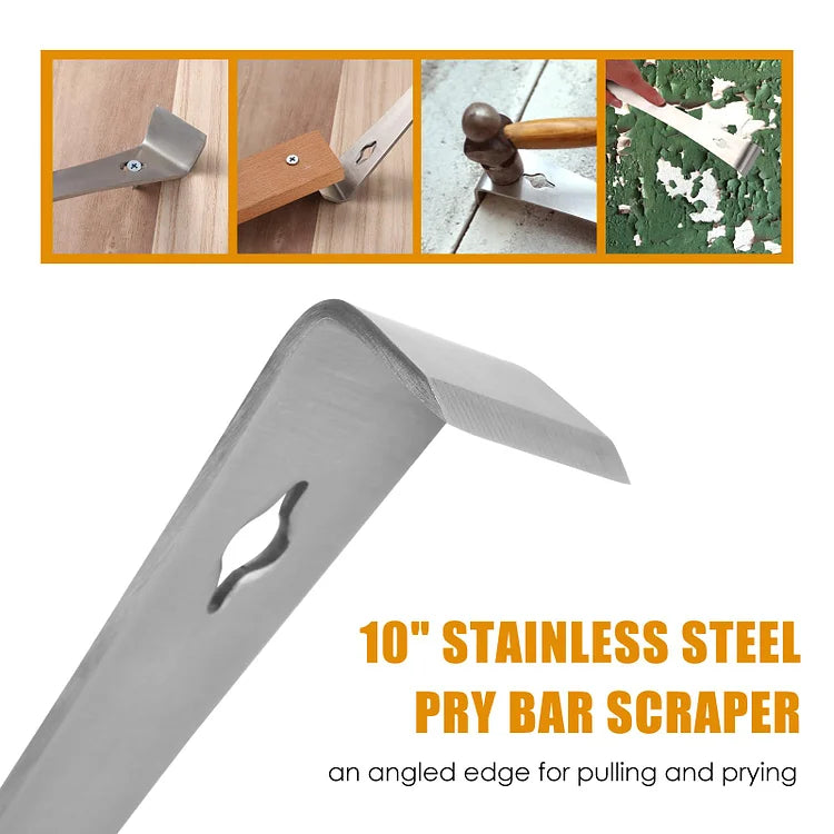 ToughTool – Mini crowbar & scraper made of stainless steel