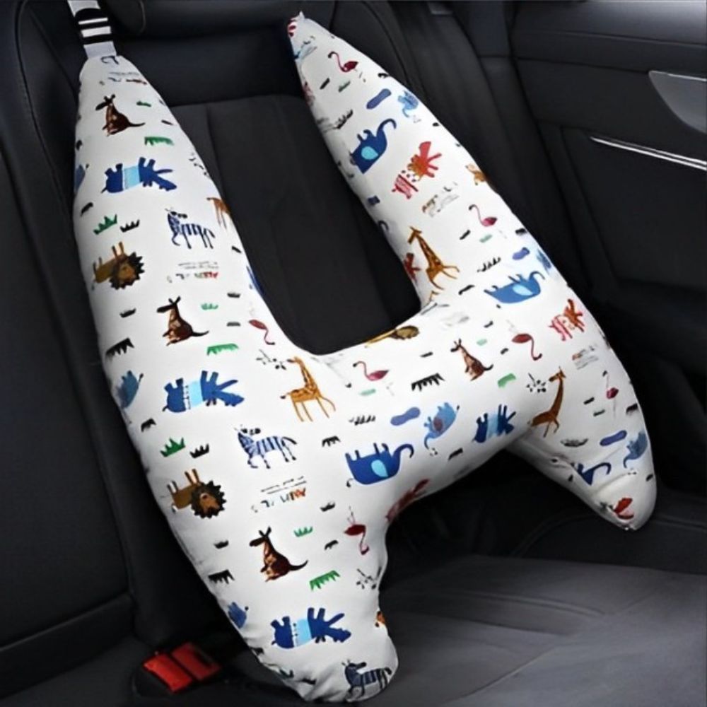 ComfortJourney – Backseat Travel Pillow for Children in the Car