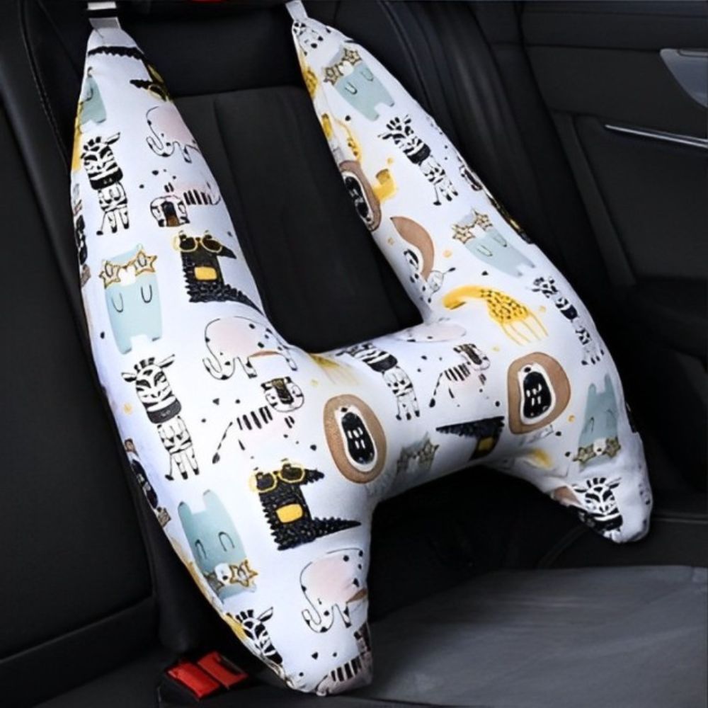 ComfortJourney – Backseat Travel Pillow for Children in the Car