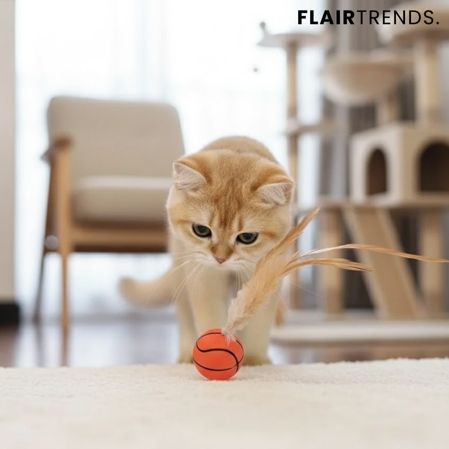 FeatherBounce – Fun Play for Active Cats!