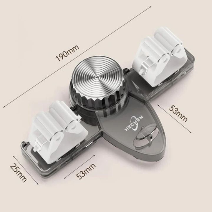 1+1 FREE | GripMates – Secure Hold for Brooms & Mops Without Drilling