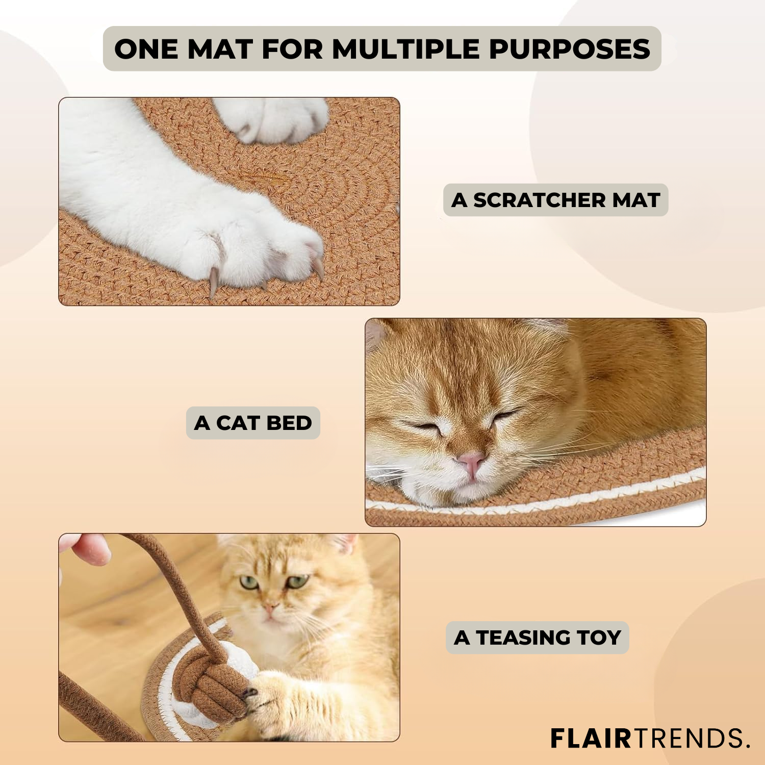 ClawMat – Scratching Fun for Your Cat, Protection for Your Home!