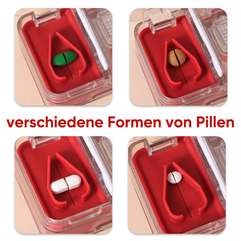 1+1 FREE | MediSnap – The clever 2-in-1 pill box with integrated cutter!