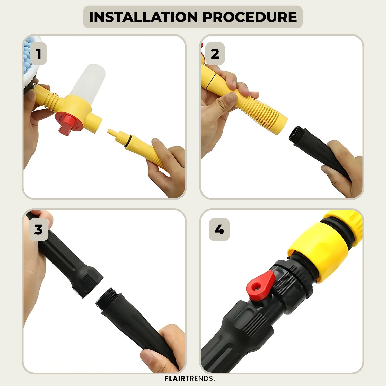 AquaTwist – Effortless, Scratch-Free Car Cleaning!