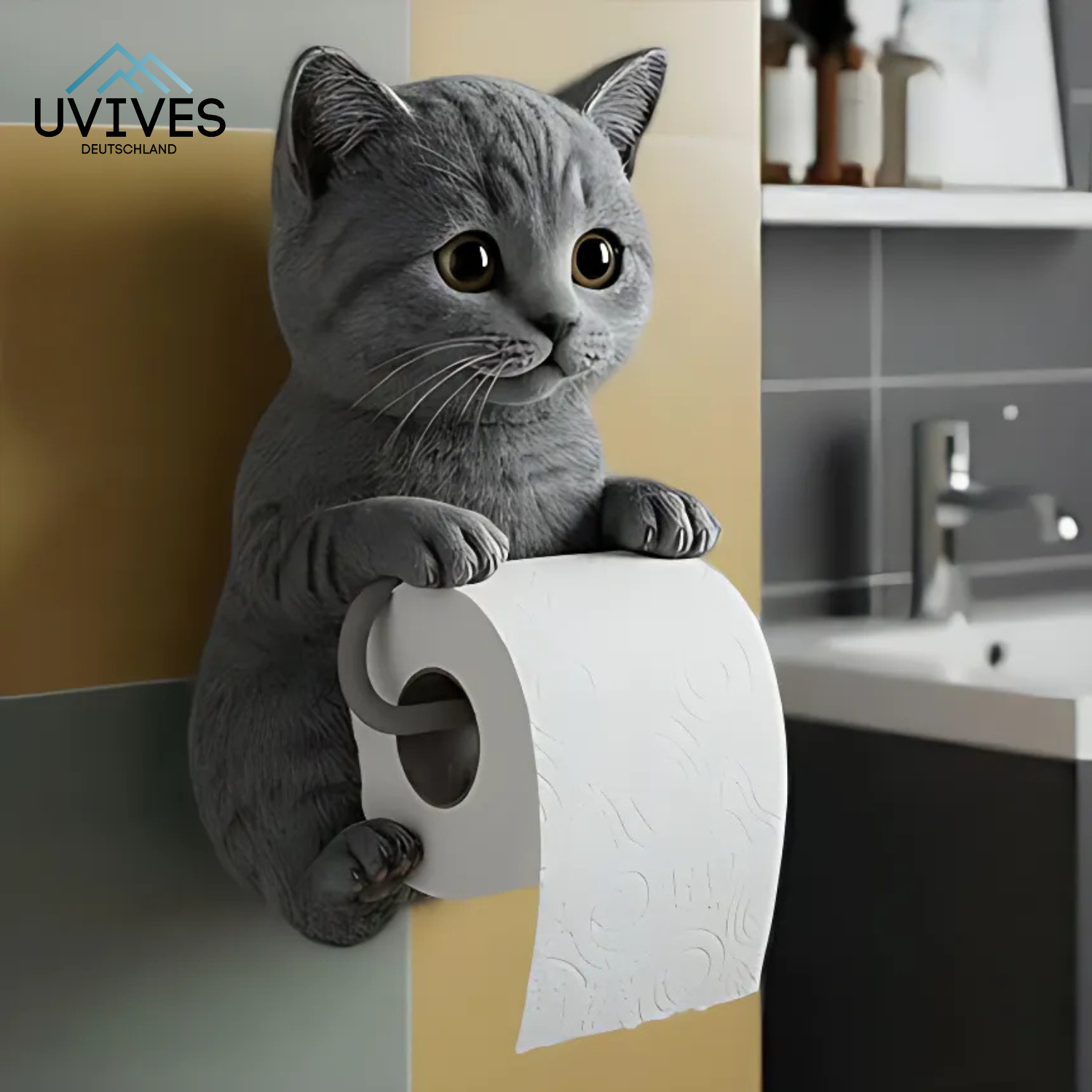 PurrRoll – Add Whiskered Charm to Your Bathroom Routine