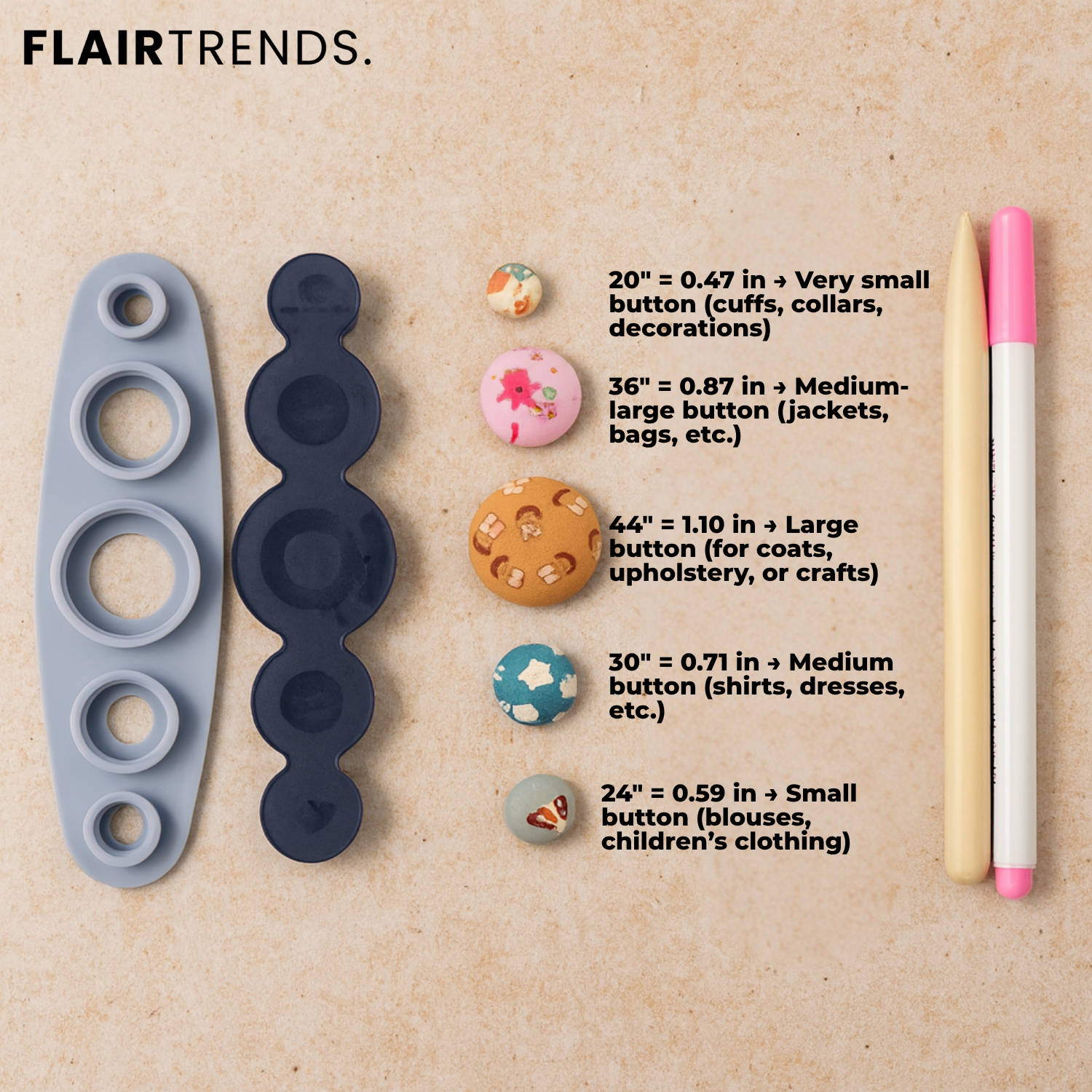 1+1 FREE | CraftNest – Effortless Perfect Buttons Anytime, Anywhere!