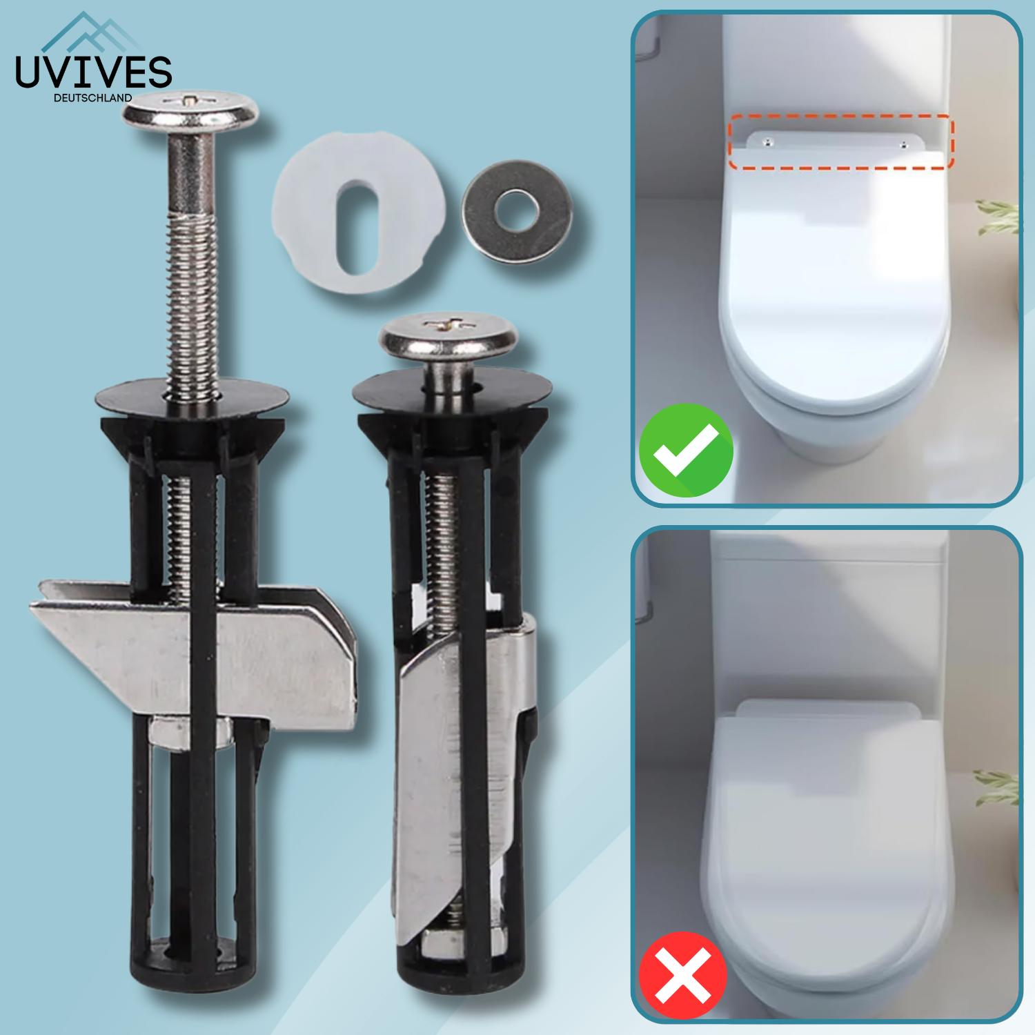 1+1 FREE | FixBolt – No More Wobbly Toilet Seats!