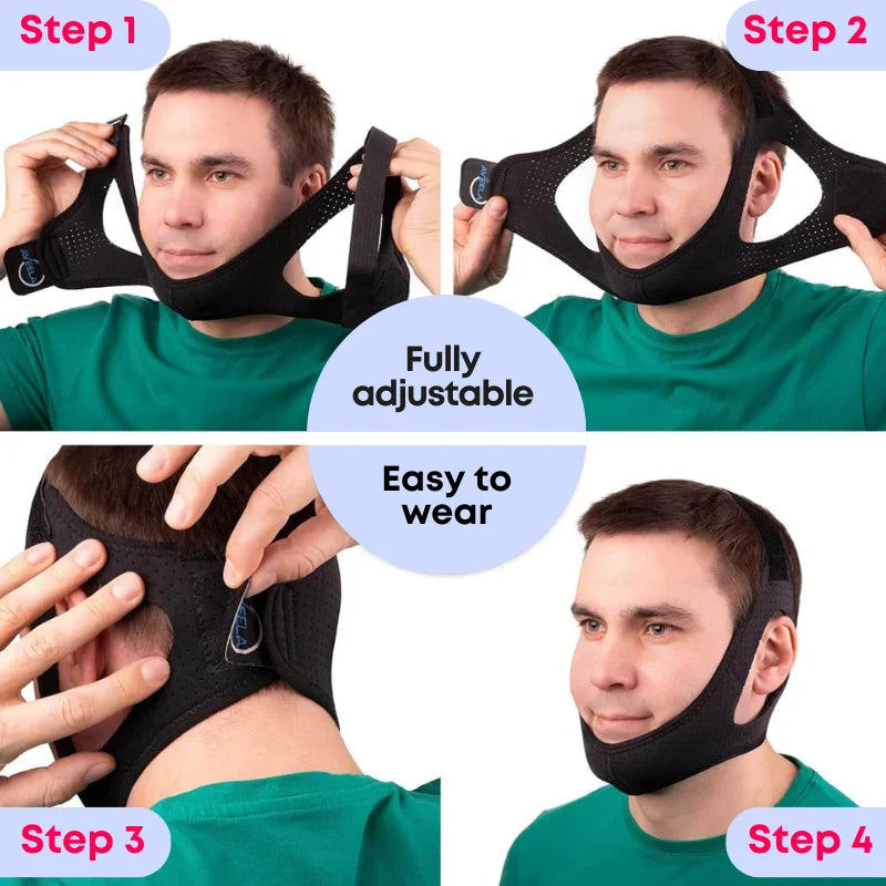 SilentFit – The Comfortable Chin Strap for Peaceful Nights