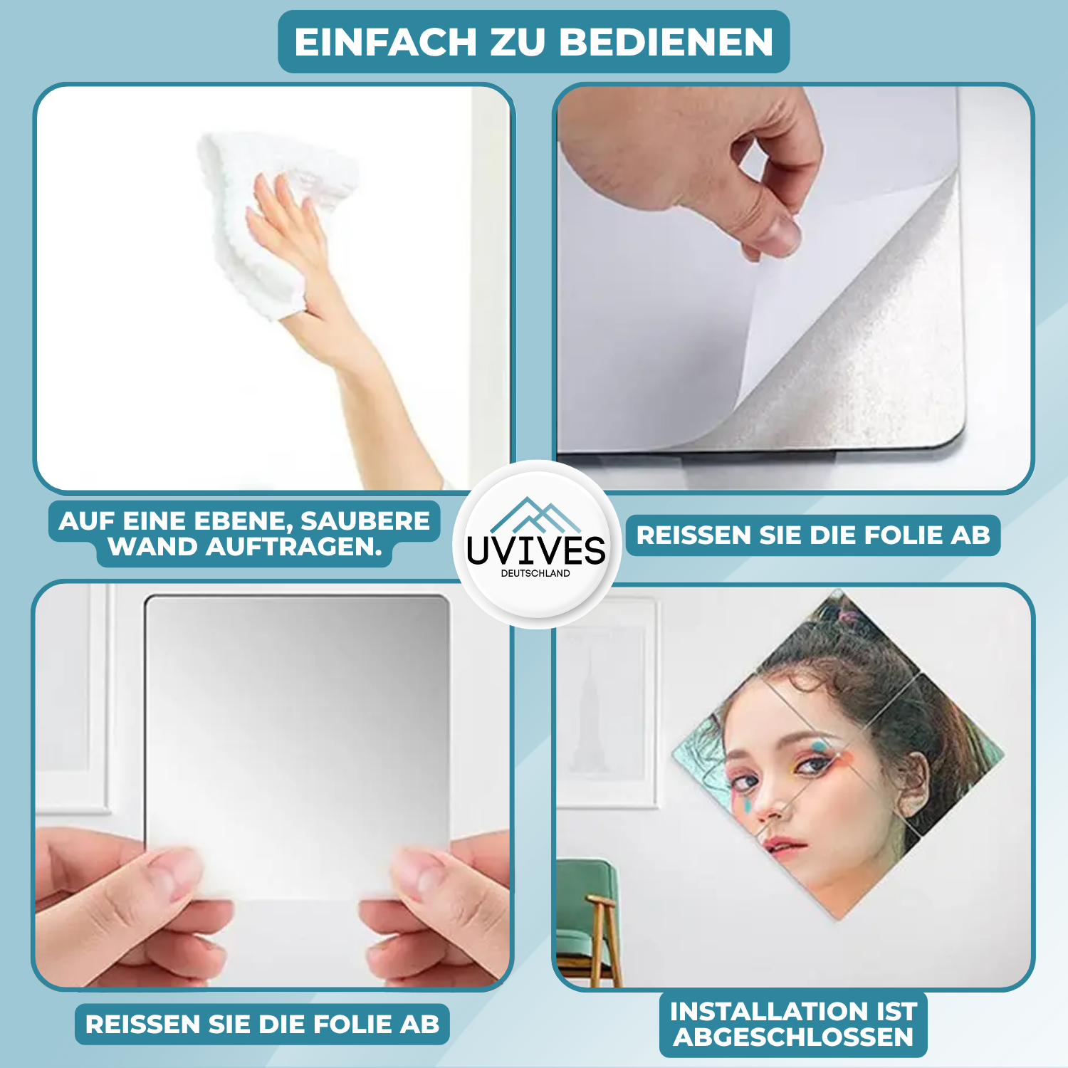SafeReflect – The Shatter-Proof, Self-Adhesive Mirror Film