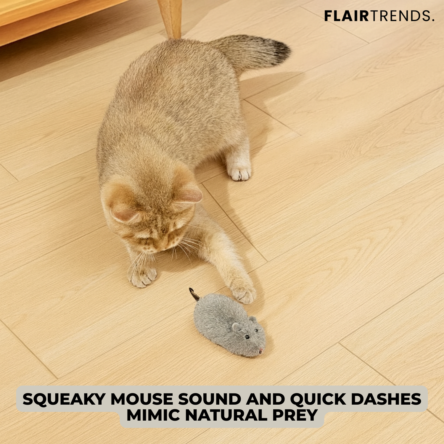 2+1 FREE | PawChase – Play, Pounce & Squeak Fun for Your Cat!