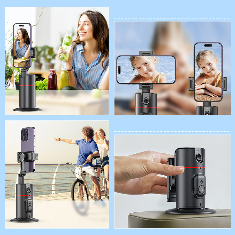 AutoTrack360 – Smart Selfie Gimbal with Face Detection
