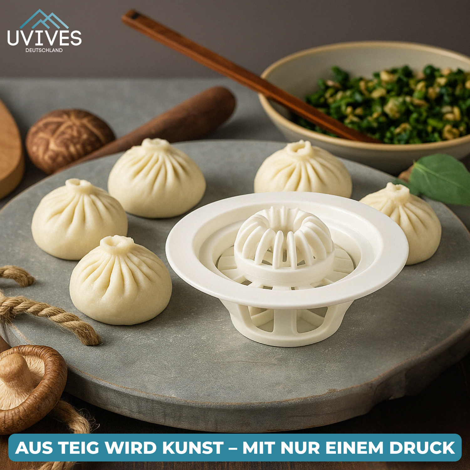BunBud – Flower-Shaped Bun & Dumpling Maker