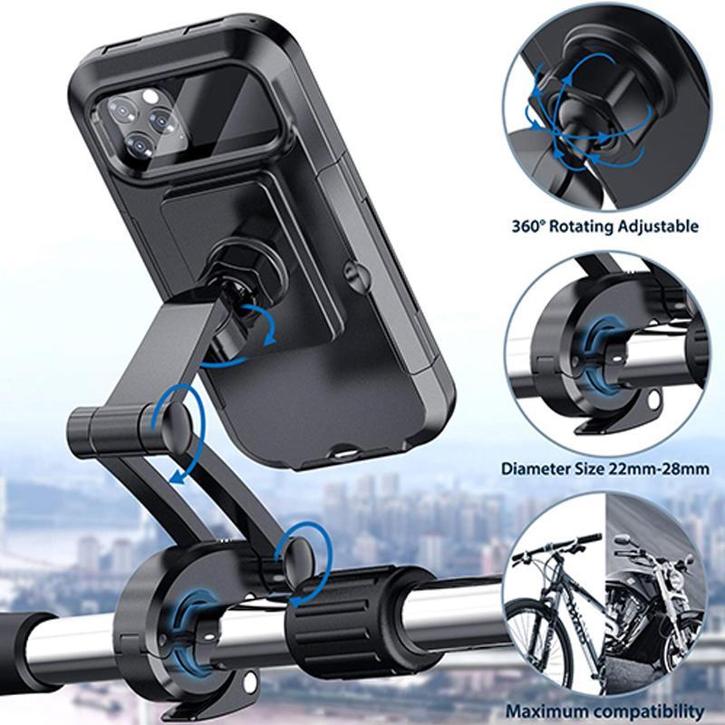 RideSafe – Waterproof & Shockproof Phone Mount for Bicycles & Motorcycles