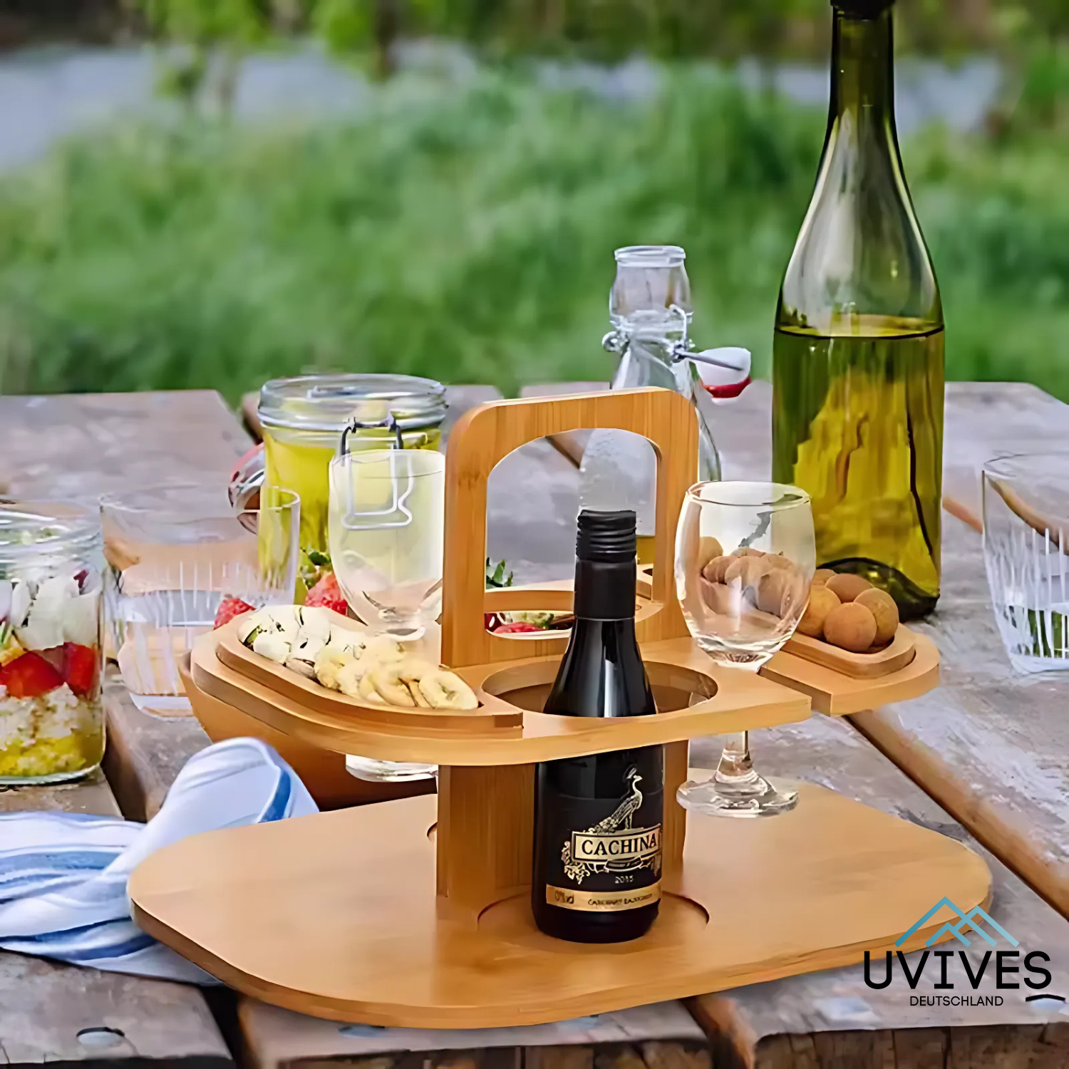 PicniMate – The Smart Folding Wine Table for Stress-Free Outdoor Moments
