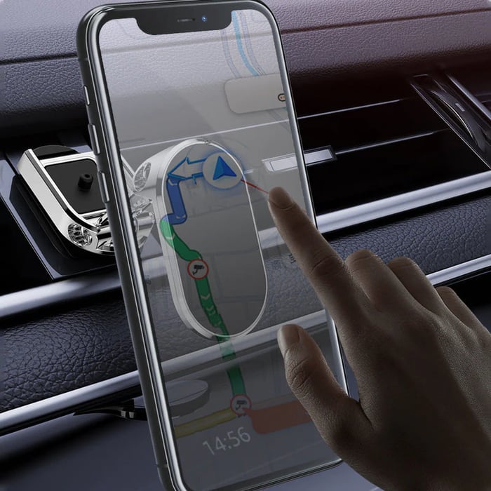 SnapMount – Foldable magnetic car phone holder