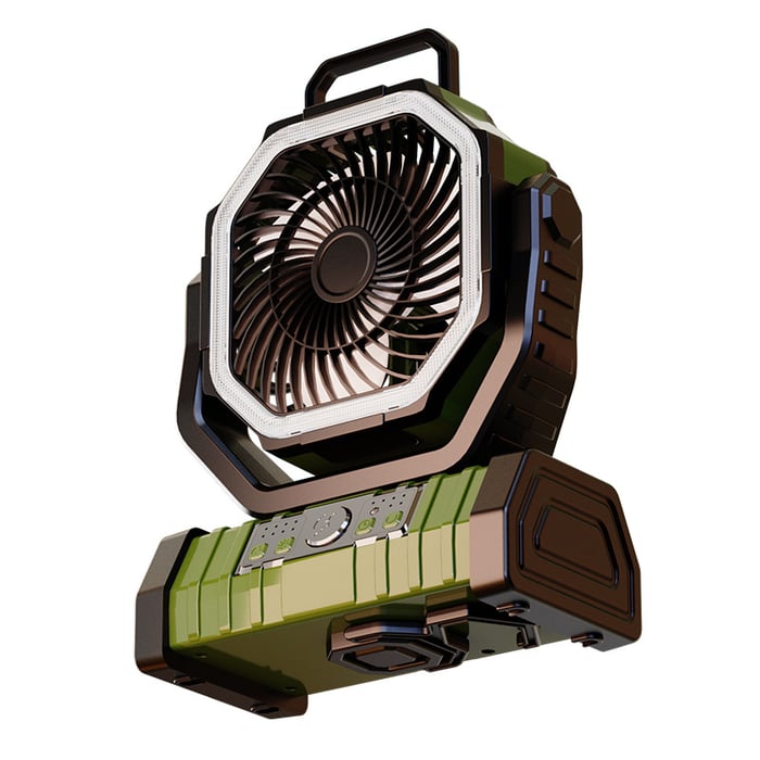 BreezeCamp – The Perfect Combo of Fan & Camping Light