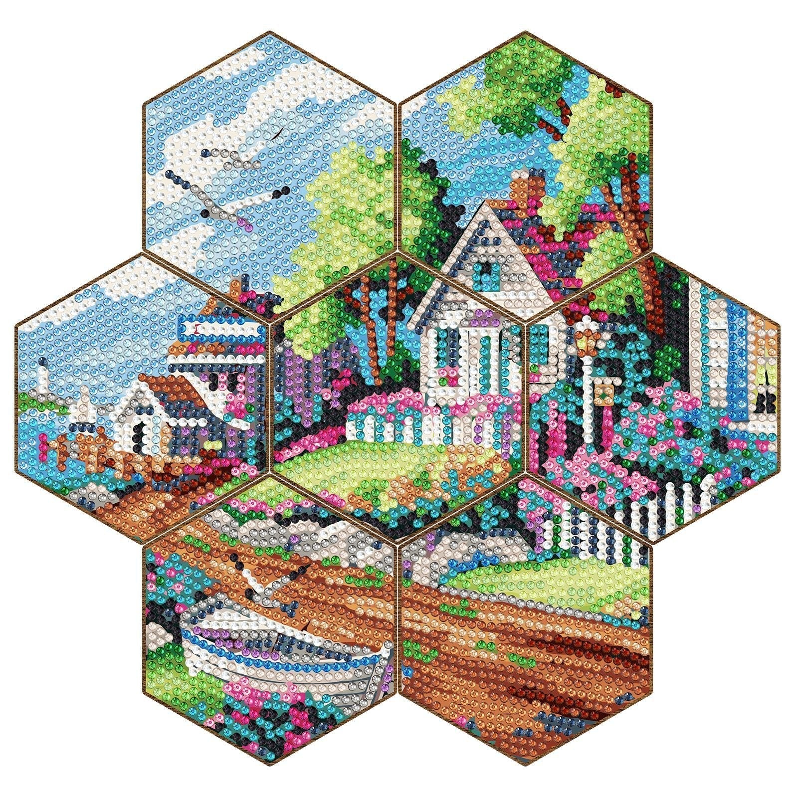 GlossHoneycomb – Creative Coasters That Beautify Your Home
