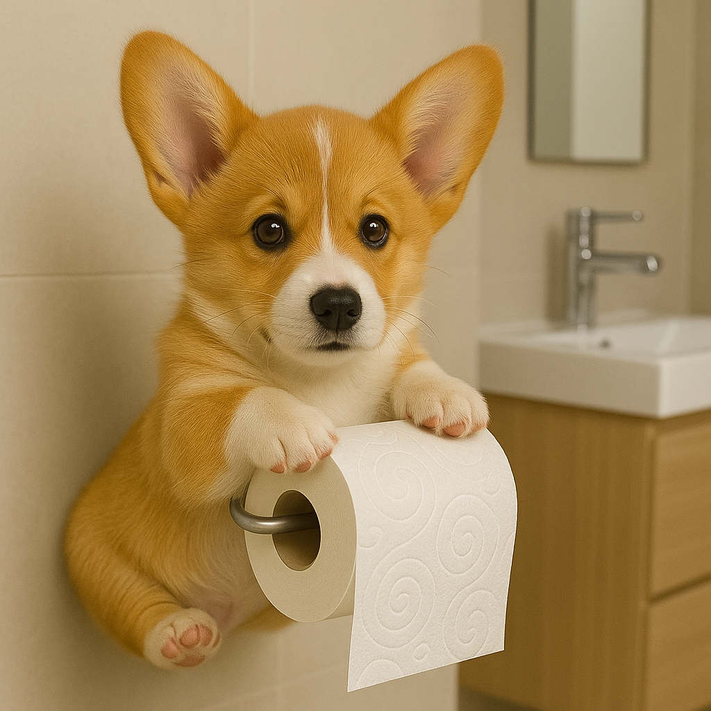 PawRoll – The Pup That Brings Personality to Your Bathroom