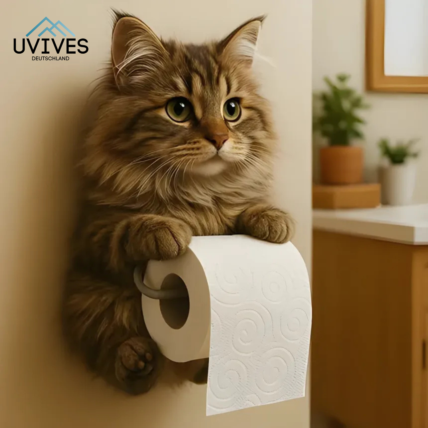 PurrRoll – Add Whiskered Charm to Your Bathroom Routine