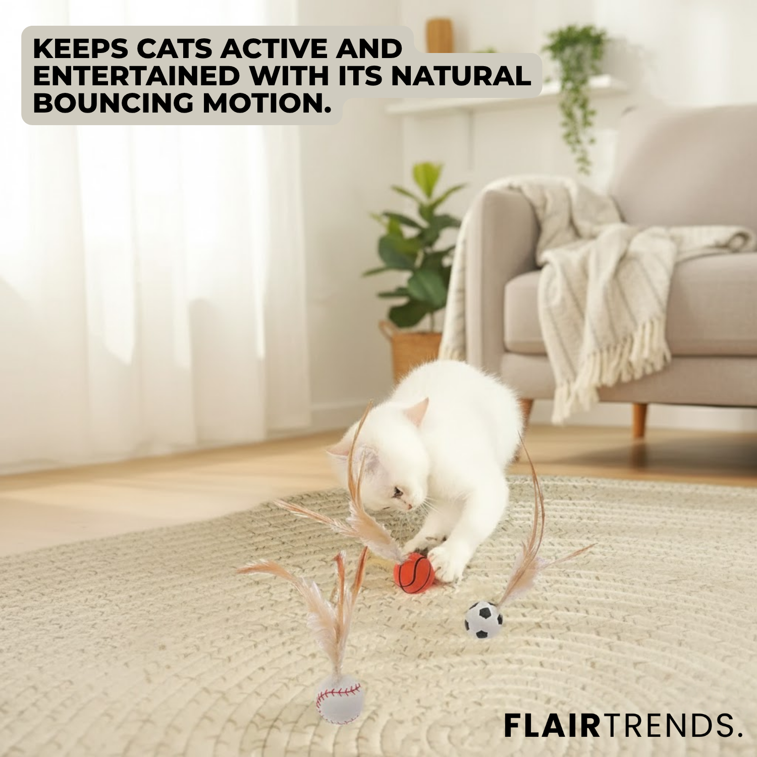 FeatherBounce – Fun Play for Active Cats!