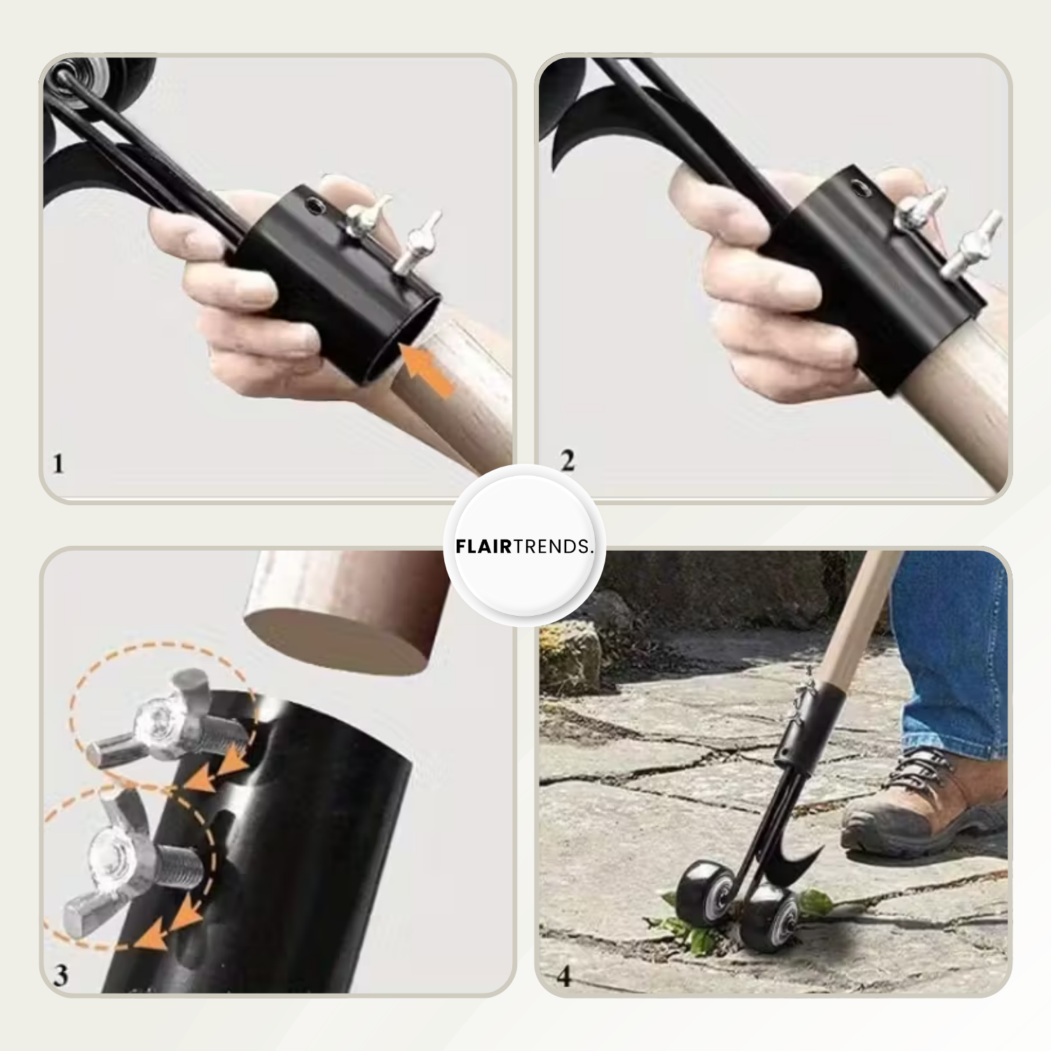 GartenBlitz – Back-Friendly Weed Removal for Neat Paths