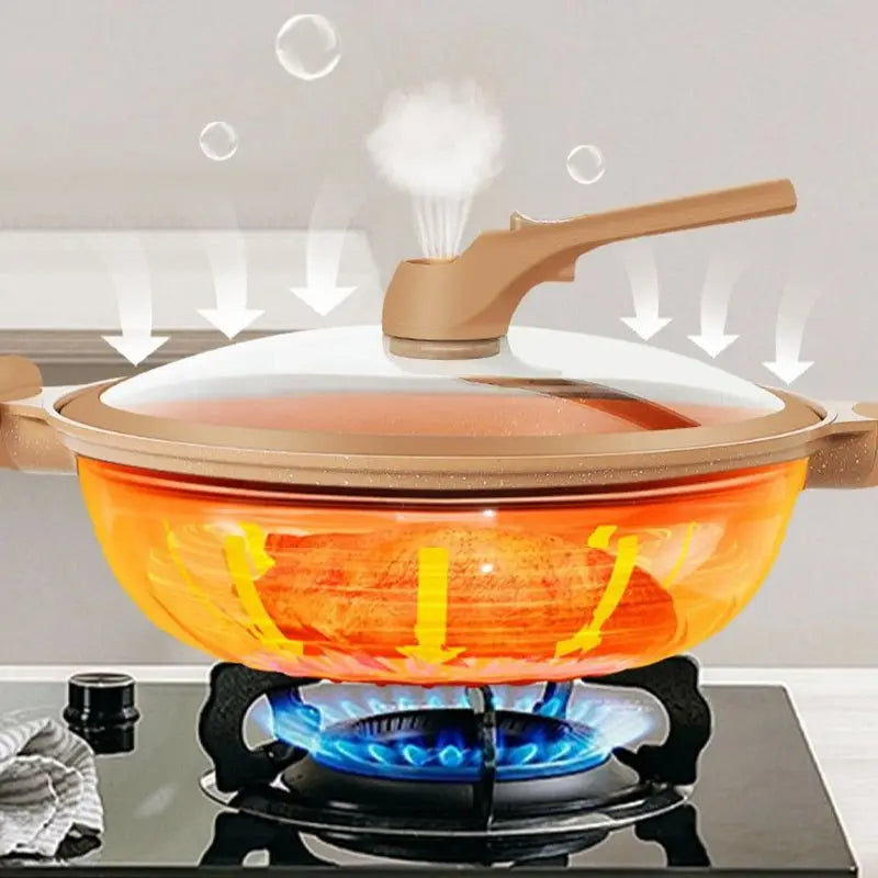 ChefPro – The Professional Non-Stick Pan with Steamer