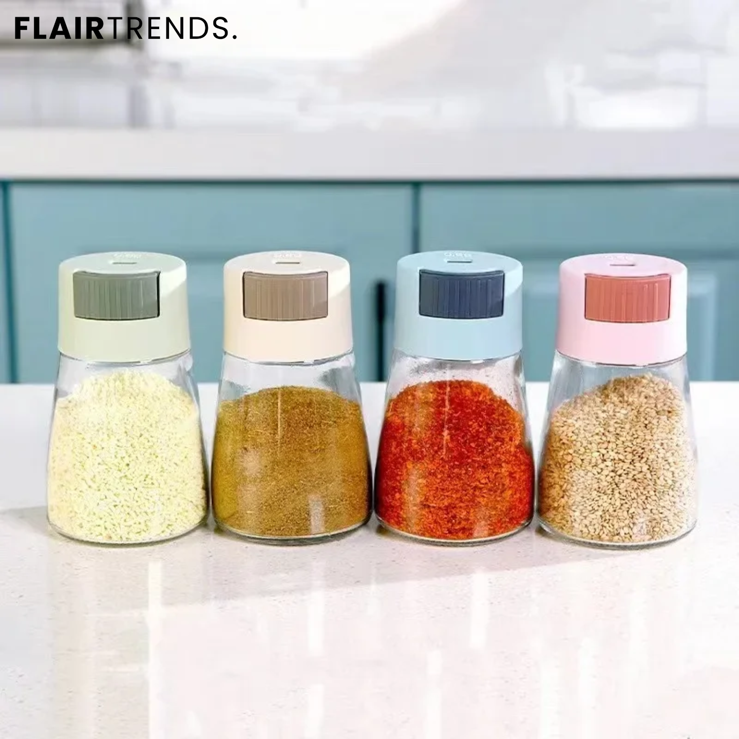 SmartDose Mini – Perfectly Measured Spices with One Click (Set of 4)