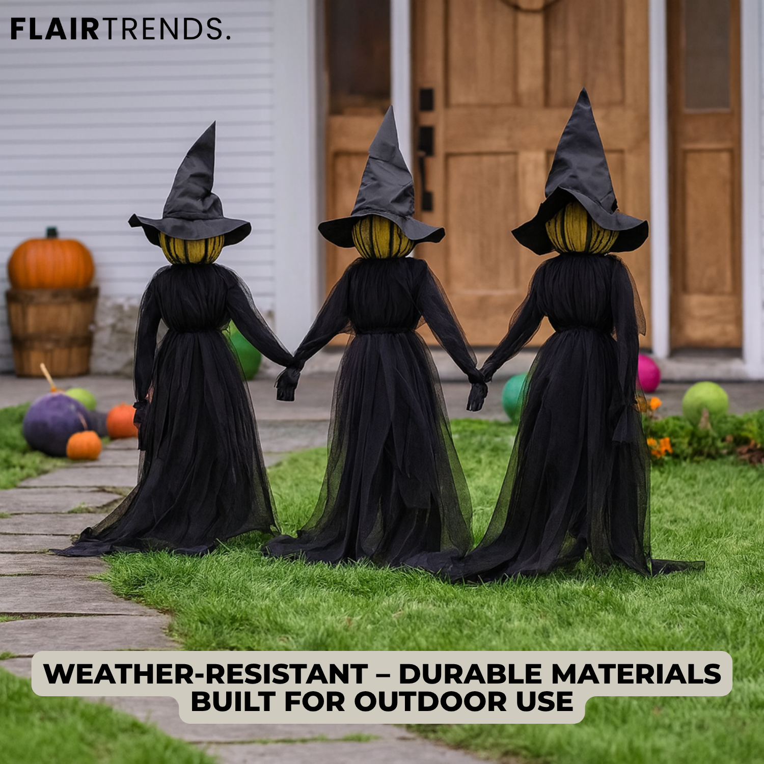 HexaGlow – Set of 3 Glowing Halloween Witches!