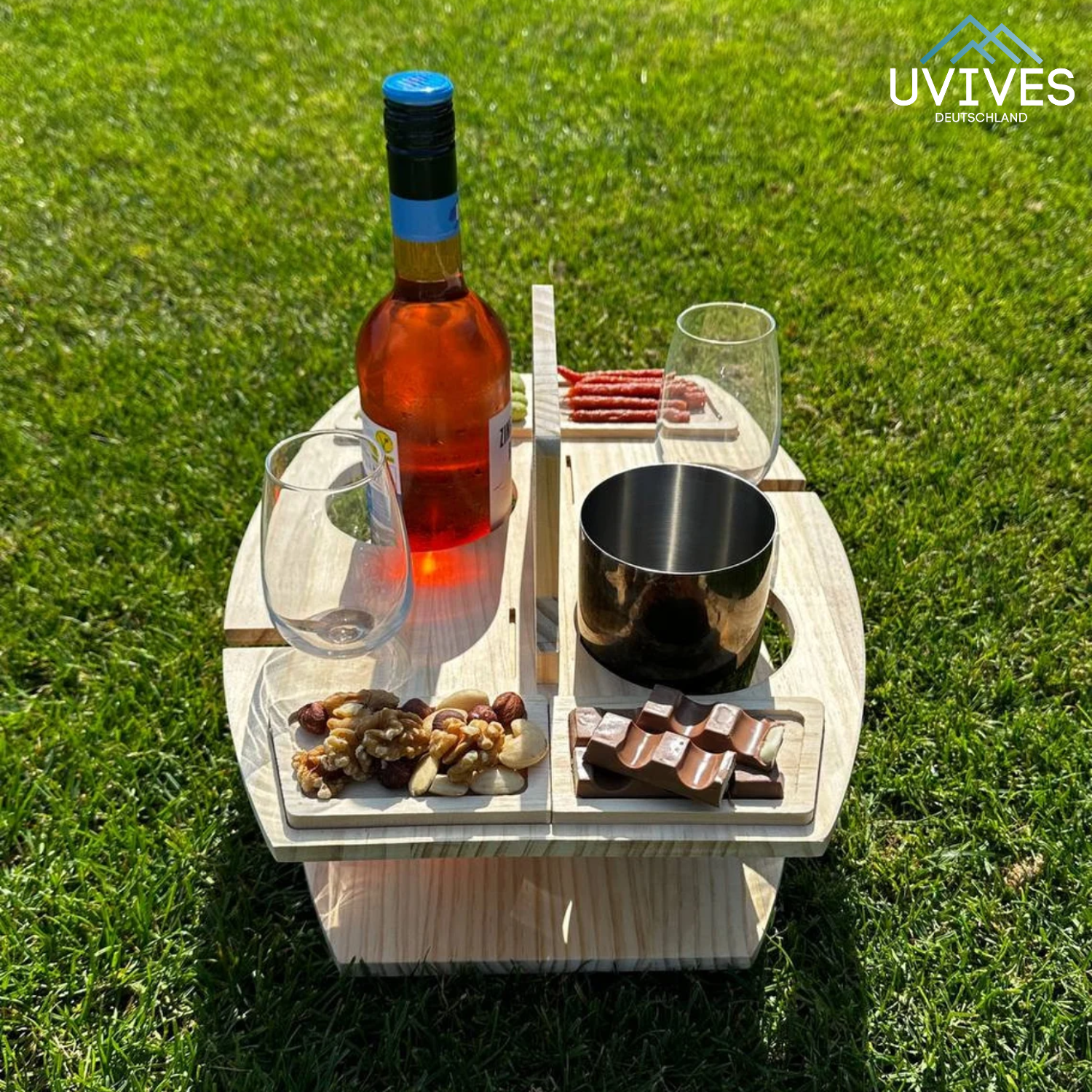 PicniMate – The Smart Folding Wine Table for Stress-Free Outdoor Moments