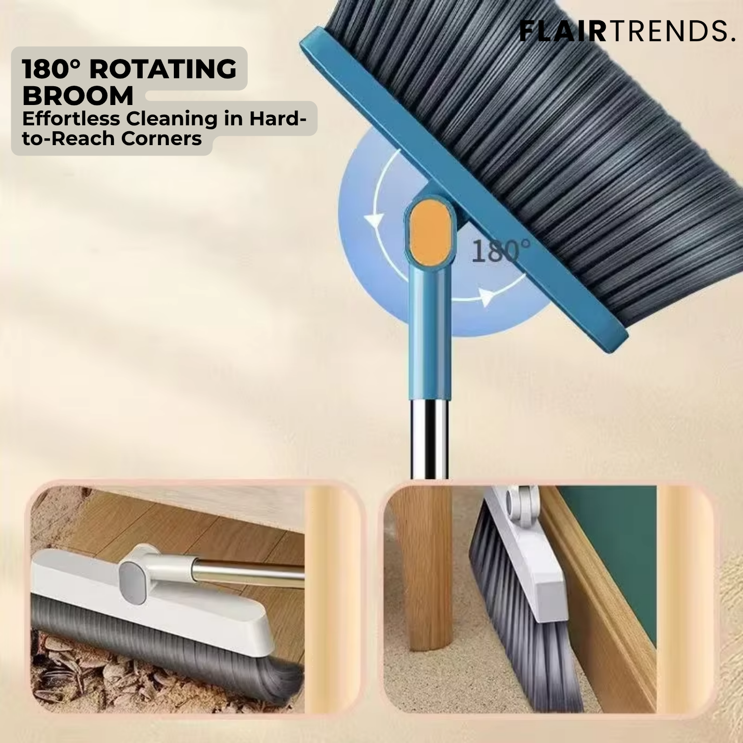 CleanSweep – Back-Friendly Broom Set for Effortless Sweeping!