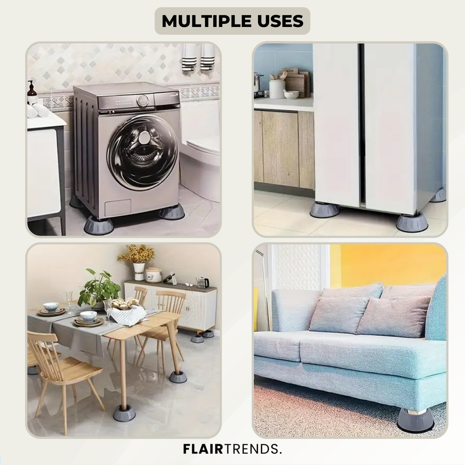 2+2 FREE | VibraFix – No More Noisy and Wobbly Washing Machines