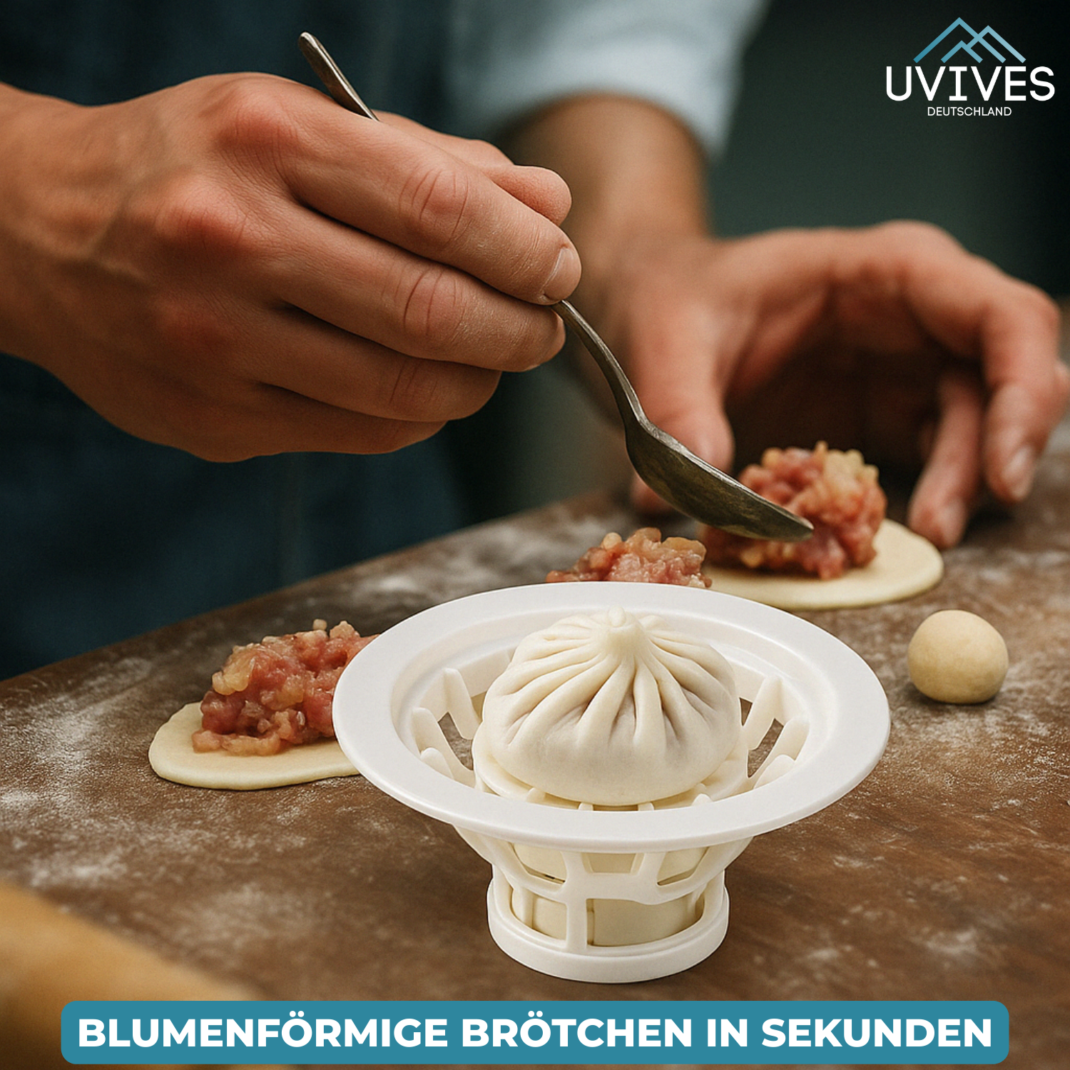 BunBud – Flower-Shaped Bun & Dumpling Maker