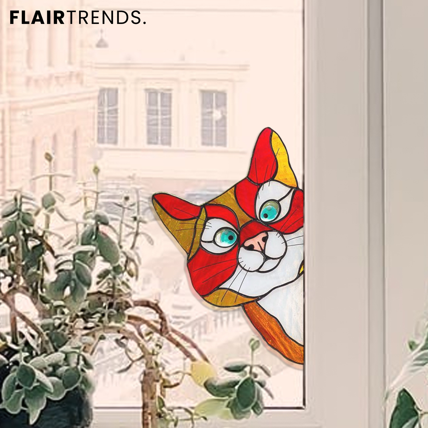 CatPeek – Handmade Cat Suncatcher for the Window