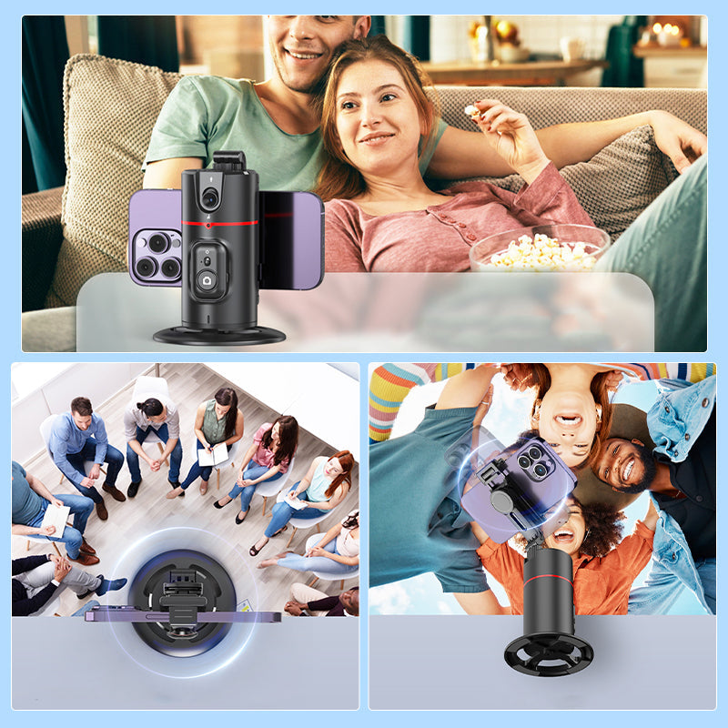 AutoTrack360 – Smart Selfie Gimbal with Face Detection