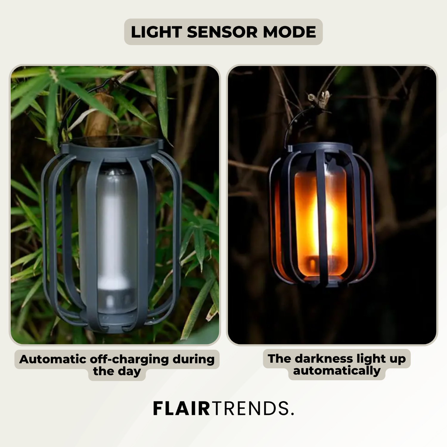 BurstGlow – Solar Light with Real Flame Atmosphere!