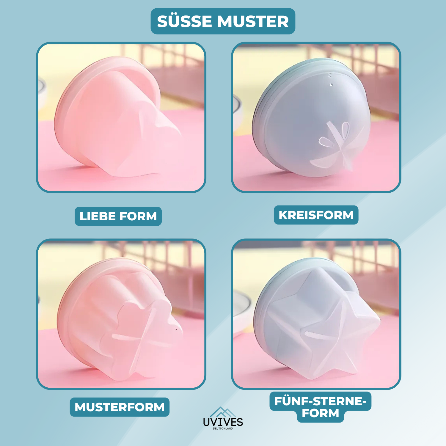 2+2 FREE | ShapeLuxe – Fun & Creative Egg Molds for Breakfast