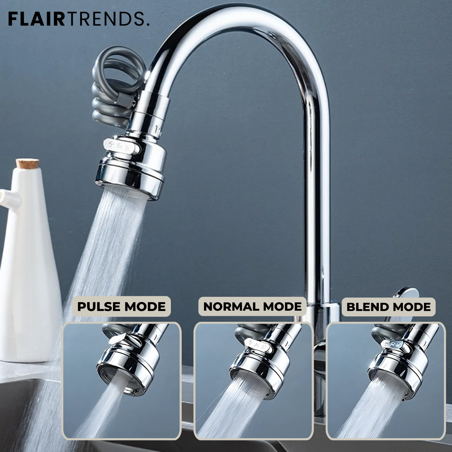 AquaFlex – More Control at the Faucet with Just One Twist!