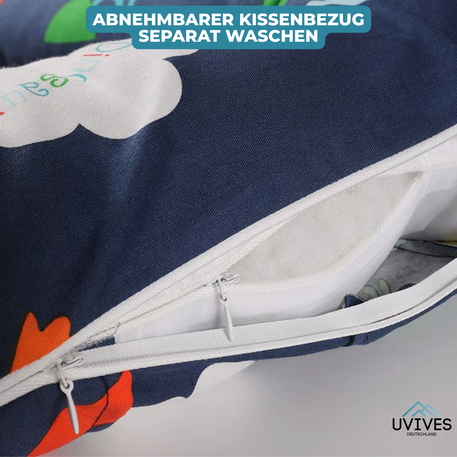 ComfortJourney – Backseat Travel Pillow for Children in the Car