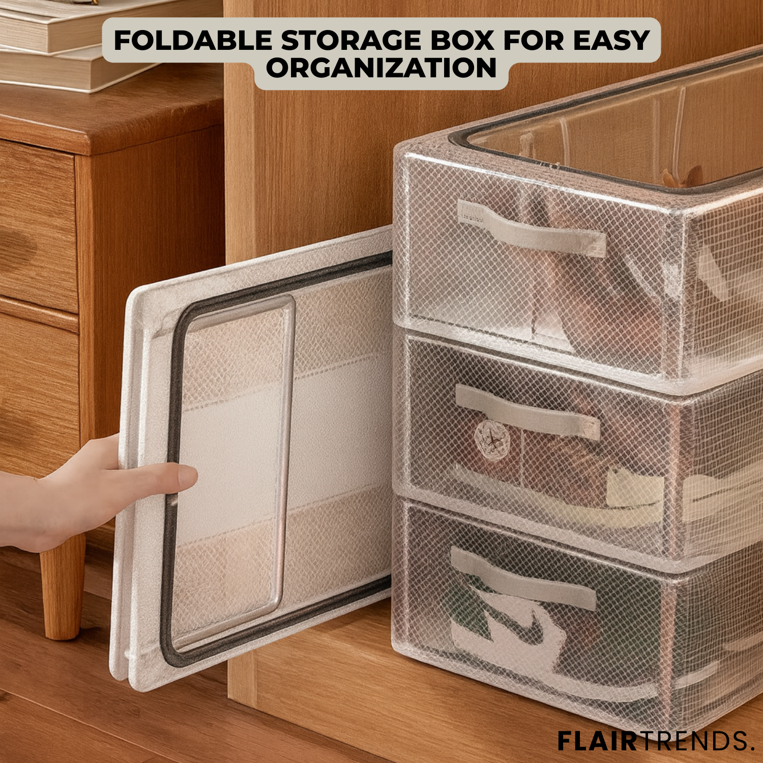 StackaShoe – The Foldable Organizer for Shoes & Clothes!